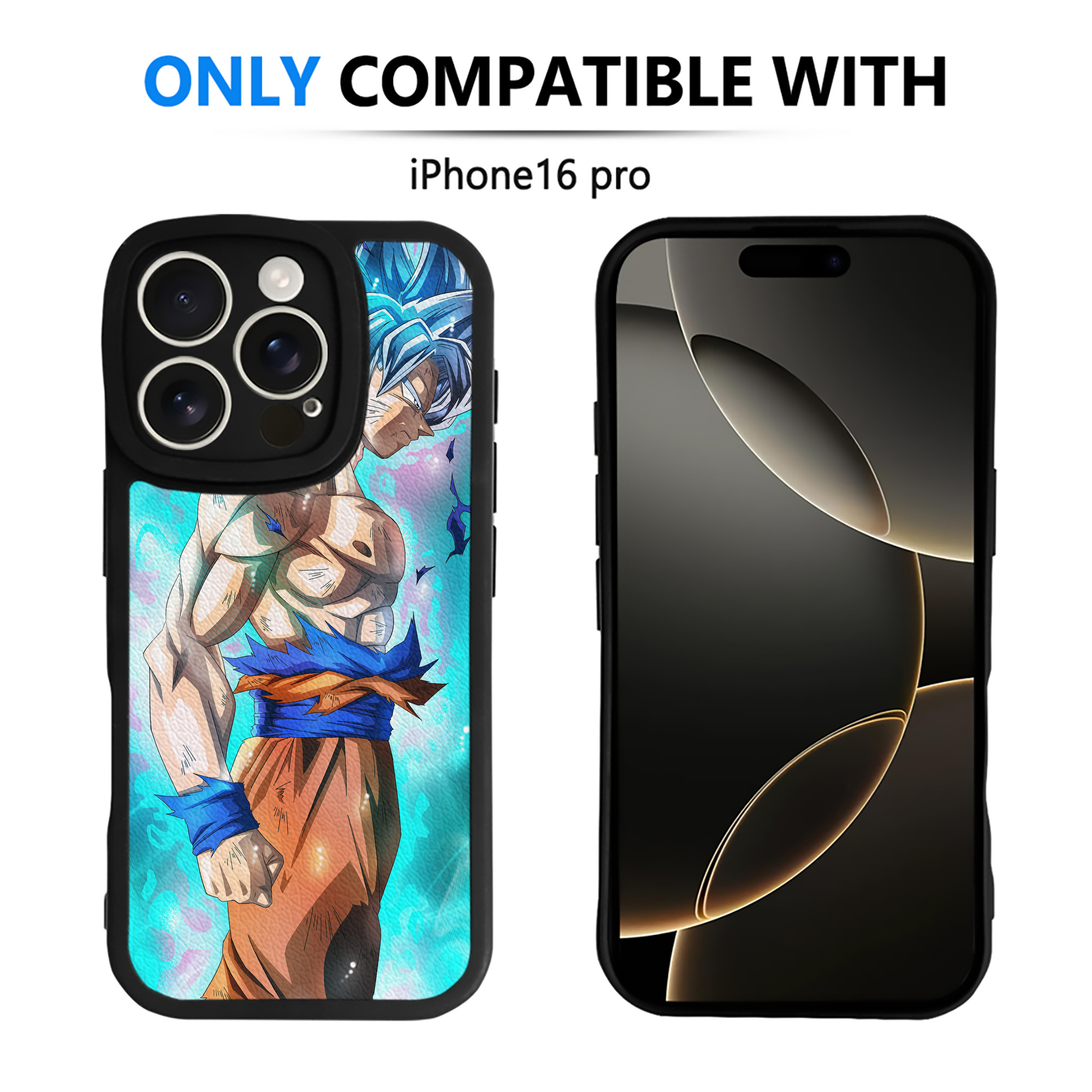 （画像用） ドラゴンボール DRAGON BALL 【iPhone 16シリーズ対応】シリコンスマホケース（レザー調） 材質：シリコン